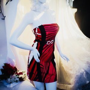 Sexy Stapless Mini Dress